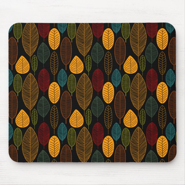 Tapis De Souris Motif feuille - Couleurs (Devant)