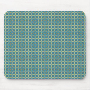 Tapis De Souris Motif feuille simple en bleu
