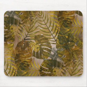 Tapis De Souris Motif Feuille terrien