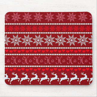 Tapis De Souris Motif flocon de neige de Noël festif