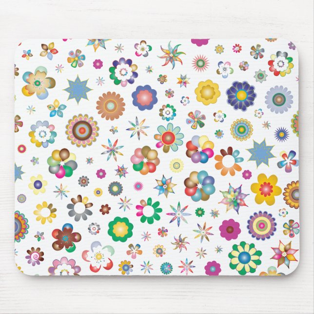 Tapis De Souris Motif floral (Devant)