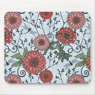 Tapis De Souris Motif floral 3