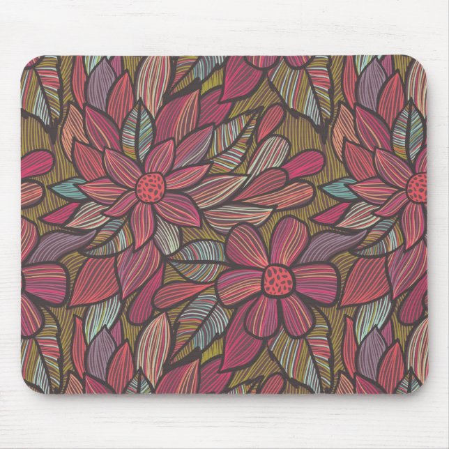 Tapis De Souris Motif floral 4 (Devant)