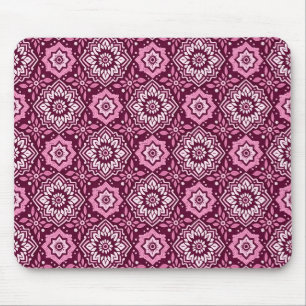 Tapis De Souris Motif floral chic boho dynamique