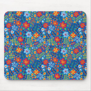 Tapis De Souris Motif floral de broderie