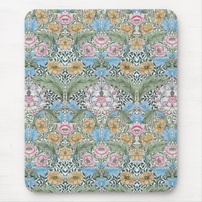 Tapis De Souris Motif floral de chintz de William Morris le Myrte (Devant)