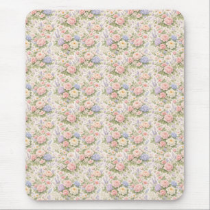 Tapis De Souris Motif floral de jardin de campagne