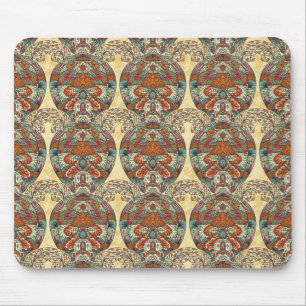 Tapis De Souris Motif floral de tortue