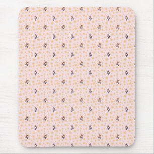 Tapis De Souris Motif floral oiseaux