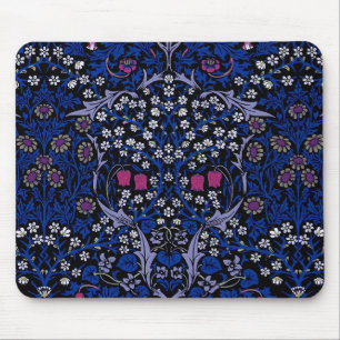 Tapis De Souris Motif Floral Vintage Bleu, William Morris