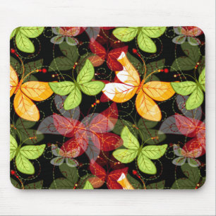 Tapis De Souris Motif foncé d'automne