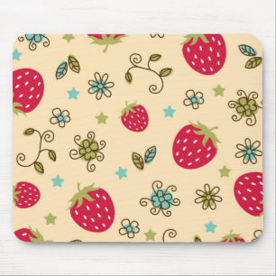 Tapis De Souris Motif fraise