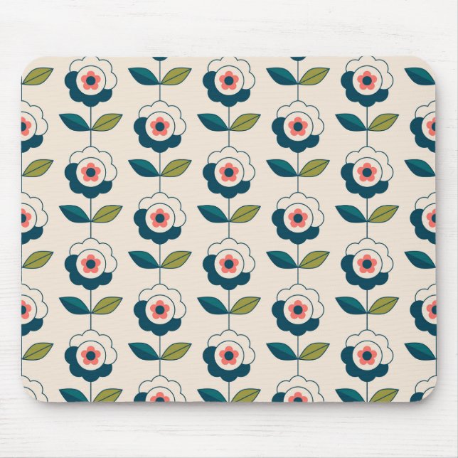 Tapis De Souris Motif Fun Jardin Retro (Devant)