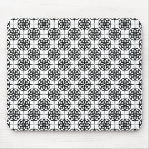 Tapis De Souris Motif géométrique ambiance rétro chic