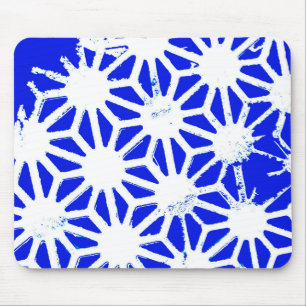 Tapis De Souris Motif géométrique bleu royal