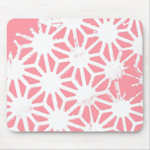 Tapis De Souris Motif géométrique corail