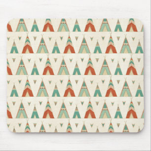 Tapis De Souris Motif géométrique de Teepee d'étape   de Geo de