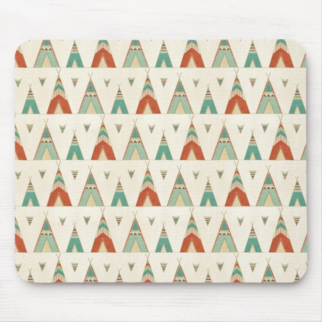 Tapis De Souris Motif géométrique de Teepee d'étape | de Geo de (Devant)