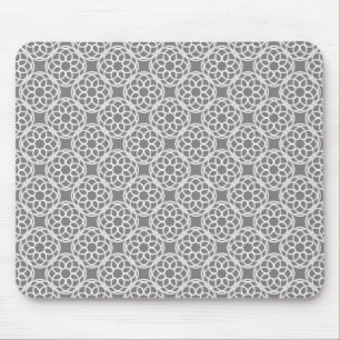 Tapis De Souris Motif géométrique gris blanc sans couture