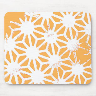 Tapis De Souris Motif géométrique jaune