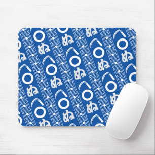 Tapis De Souris Motif graphique de style Edo Kamawanu