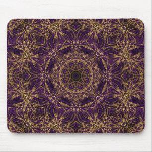 Tapis De Souris Motif hippie de mandala pourpre