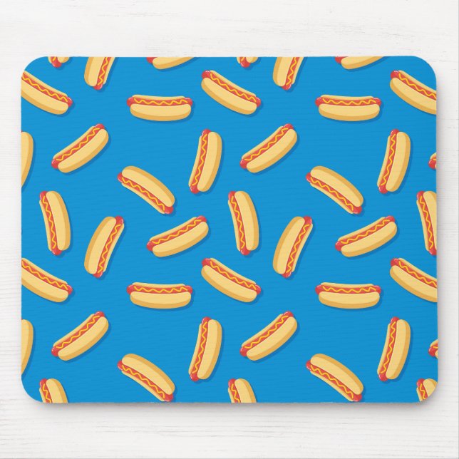 Tapis De Souris Motif Hotdogs de restauration rapide (Devant)