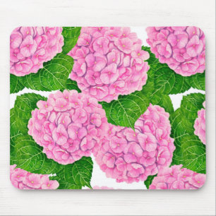 Tapis De Souris Motif Hydrangea