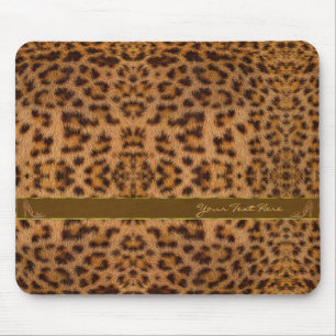 Tapis De Souris Motif Jaguar Féminin Mignon Imprimé Animal & Stile