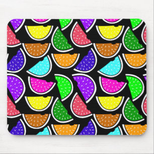 Tapis De Souris Motif joli pastèque coloré