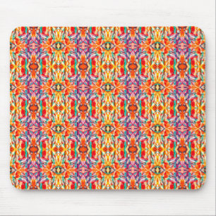 Tapis De Souris Motif kaléidoscope bohème