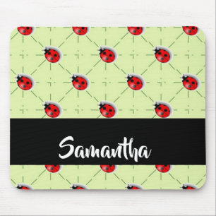 Tapis De Souris motif ladybugs de nom personnalisé