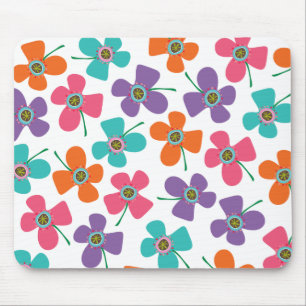 Tapis De Souris Motif lunatique d'amusement d'été de bruit color
