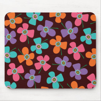 Tapis De Souris Motif lunatique d'amusement d'été de bruit coloré