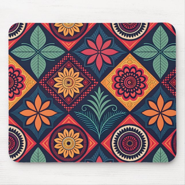 Tapis De Souris Motif magique Fleurs (Devant)