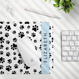 Tapis De Souris Motif mâle, Patrouilles de chien, Noir et Blanc, V