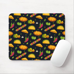 Tapis De Souris Motif mexicain mexicain mexicain Foodie mignonne 