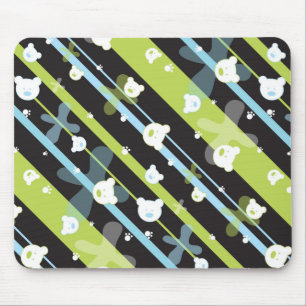 Tapis De Souris Motif mignon avec peu d'ours