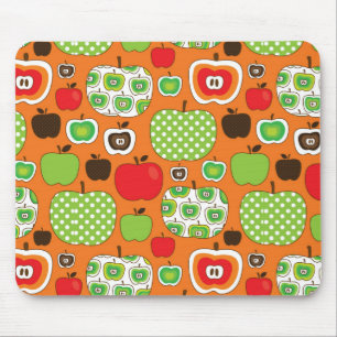Tapis De Souris Motif mignon d'illustration de pomme