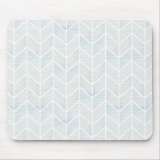 Tapis De Souris Motif moderne de chevron de menthe de pastel