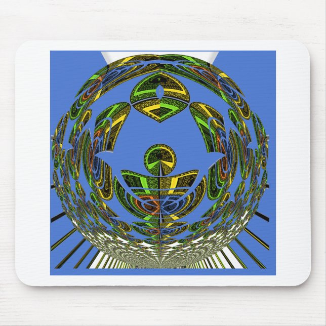 Tapis De Souris Motif moderne vintage (Devant)