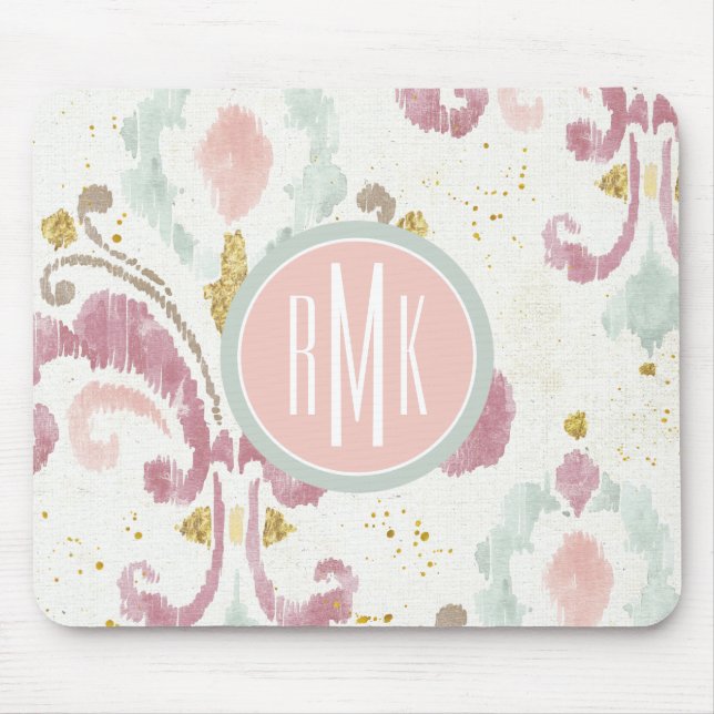 Tapis De Souris Motif mou du monogramme | Deco (Devant)