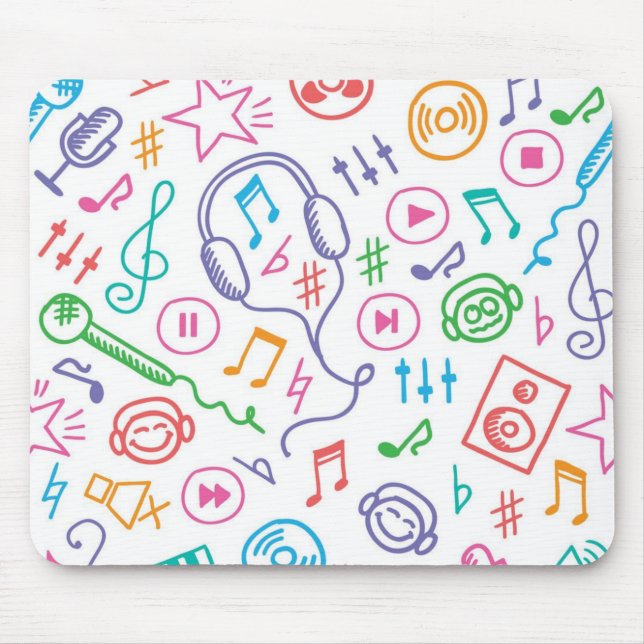 Tapis De Souris Motif musical (Devant)