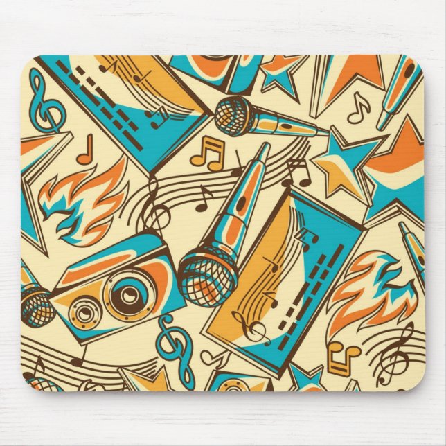 Tapis De Souris Motif musical (Devant)