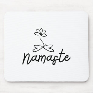 Tapis De Souris Motif Namaste Lotus pour la spiritualité de la méd
