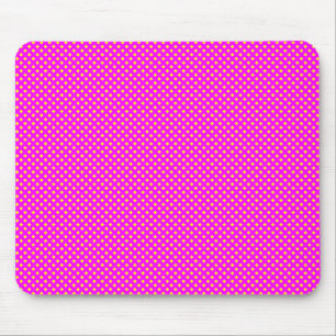 Tapis De Souris Motif net Magenta avec Jaune