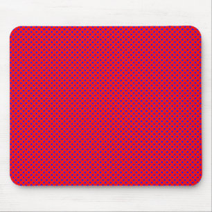Tapis De Souris Motif net rouge avec bleu