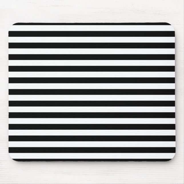 Tapis De Souris Motif noir et blanc (Devant)