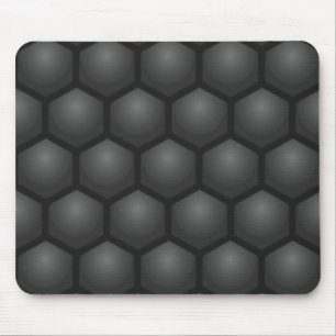 TAPIS DE SOURIS MOTIF NOIR HEXAGON