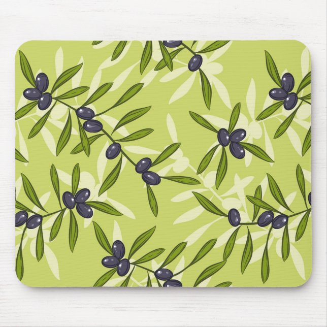 Tapis De Souris Motif olive (Devant)